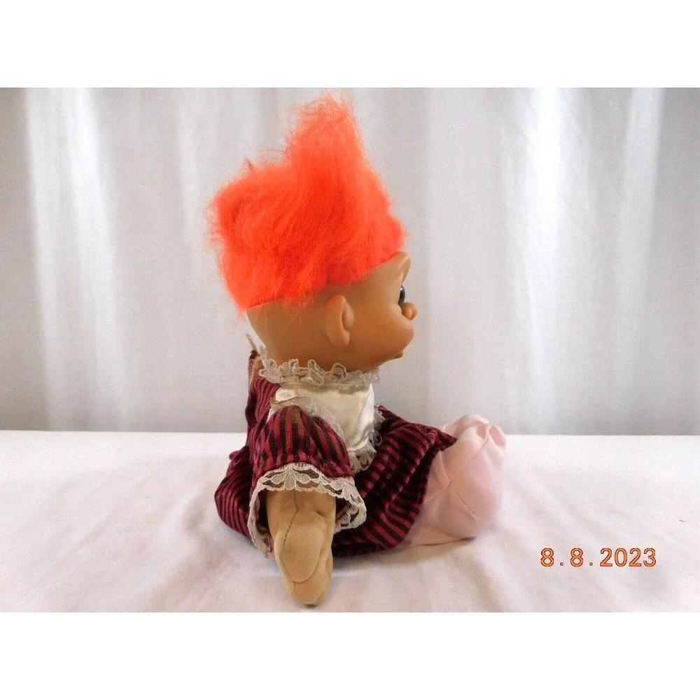 VTG 1992 MT Multi Toys Corp Troll Doll Orange Hair Outfit‎ 11.5
